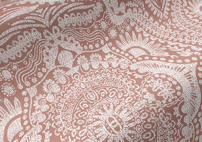 Tribe Mandala, Rust Orange - Twist&Fit Roller Blind - Image 4
